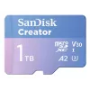 SanDisk Creator cartão de memória MicroSD 1TB com velocidades de transferência elevadas até 190 MB/s