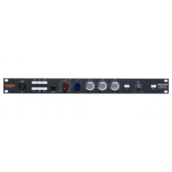 Pré-amplificador de áudio WARM AUDIO WA73-EQ — monofónico, preto, 20–20.000 Hz, 1200 Ω entrada, 115/230 V