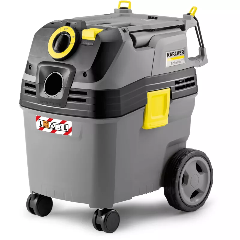 Aspirador de tambor Kärcher NT 30/1 Ap L — Sólidos e líquidos, depósito 30 L, 1380 W, fluxo de ar 74 l/s, 25,4 kPa