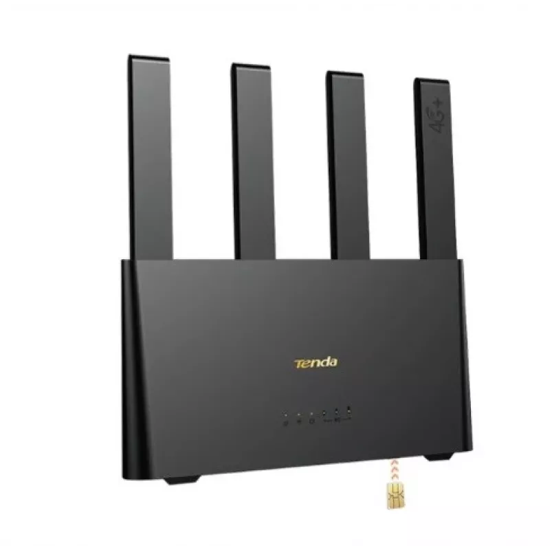 Router TENDA 4G08 4G LTE Wi‑Fi dual‑band 2,4/5 GHz, 4 antenas integradas, 2 portas LAN, até 867/300 Mbit/s