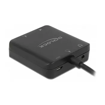 Extrator de áudio HDMI DeLOCK 4K 60 Hz compacto