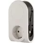 Adaptador de ficha de alimentação REV 0020840103 preto branco