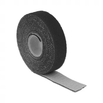 Fecho de velcro DeLOCK 18714 preto 20mm 3m