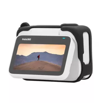 Capa de proteção Sunnylife para Insta360 GO 3 preto com autocolantes – estojo de viagem rígido para câmara de ação e acessórios