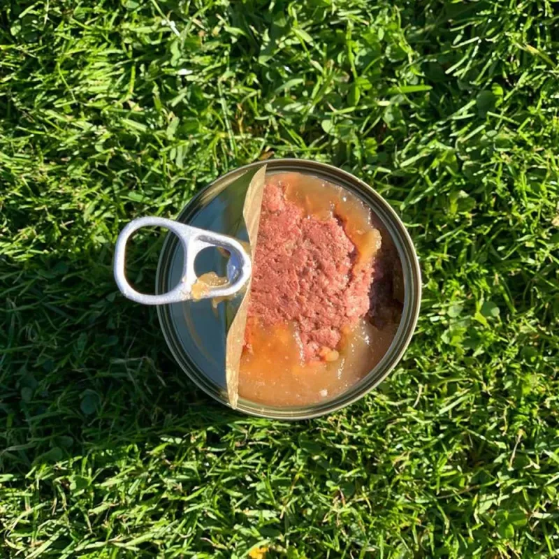 OLLO Pure Beef and Green Tripe comida húmida para cães, 400 g