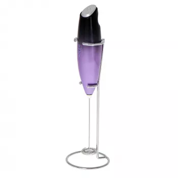 Adler | Espumador de leite com suporte | AD 4499 | Espumador de leite | Preto/Roxo