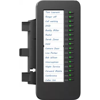 Módulo de Teclas Unify KM410 para Telefone VoIP CP410/CP710 — Módulo de Teclas de Extensão