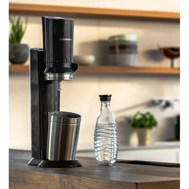 Máquina de gaseificar SodaStream Crystal 3.0 preta