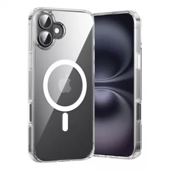 Capa protetora Vention KUGT0-20 para iPhone 16 Plus, transparente, compatível com MagSafe