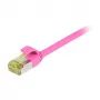 Cabo de patch Synergy 21 RJ45 CAT6A 500MHz Magenta S/FTP Slimline redondo d - Cabo - Digital/Dados (S217