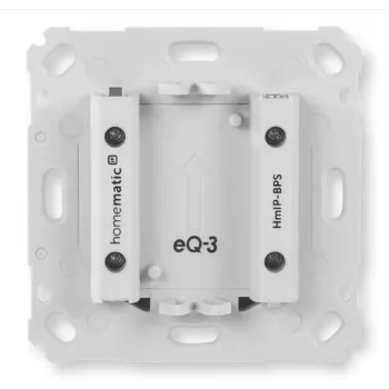 Botão sem fios de parede Homematic IP HmIP-BPS, branco, IP20, 71×71×43 mm