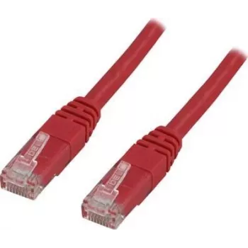 Cabo de rede Deltaco UTP vermelho 0,5 m RJ-45 Cat6