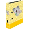 Dossier de argolas Herlitz maX.file A4 amarelo certificado FSC