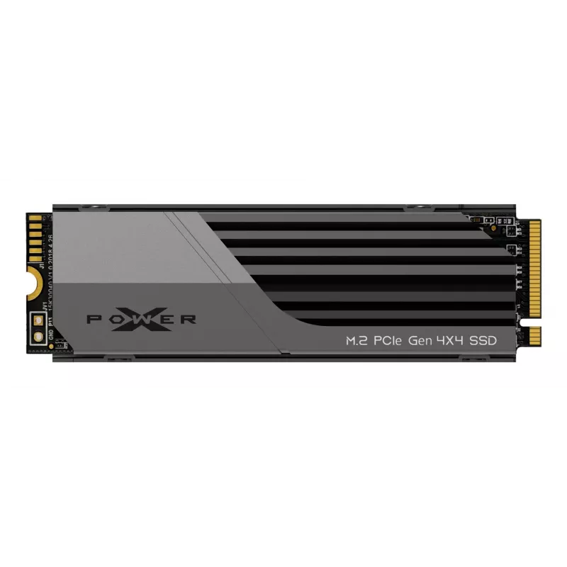 SSD M.2 NVMe Silicon Power 1 TB PCIe 4.0 (2280) — Leitura 7000 MB/s, Escrita 6000 MB/s, dissipador de calor, 3D-NAND, NVMe 2.0