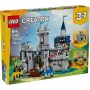 Brinquedo de construção LEGO Creator 3-in-1 conjunto Castelo Medieval dos Cavaleiros 31168 — 1371 peças, 6 minifiguras, a partir dos 9 anos