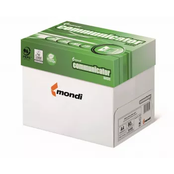 Papel para fotocópias de escritório Mondi Communicator Basic 9488A80 (A4; 80 g/m2; 500 folhas; papel branco)