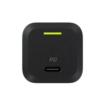 Carregador para dispositivos móveis Green Cell CHARGC06, USB-C 33W, Quick Charge 3.0, entrada AC 100–240V, preto
