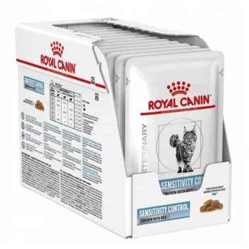 Comida húmida para gatos Royal Canin Sensitivity Control frango com arroz, gatos adultos, 12 x 85 g, 79,4 % humidade