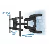 Suporte de parede ESPERANZA ERW021 para televisores de ecrã plano 40–85 polegadas, metal, inclinável, distância 6–50 cm, capacidade de carga 68 kg, VESA 200x100–600x500 mm