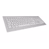 Teclado e rato CHERRY DW 8000 incluídos Office RF sem fios QWERTZ alemão prateado, branco
