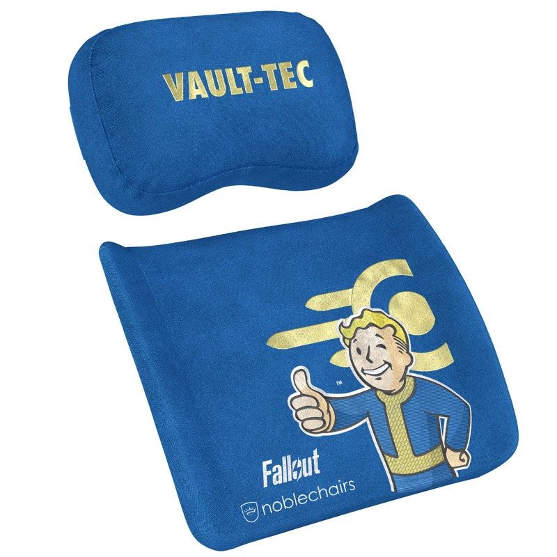 noblechairs conjunto de almofadas de espuma viscoelástica - Fallout Vault-Tec Edition