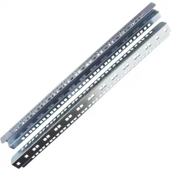 Kit de calhas de rack LOGON RAX410 aço inoxidável 48,3 cm