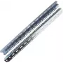 Kit de calhas de rack LOGON RAX410 aço inoxidável 48,3 cm
