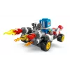 Brinquedo de construção LEGO Conjunto 72035 Super Mario Mario Kart Oficina do Toad, níveis interativos e figuras