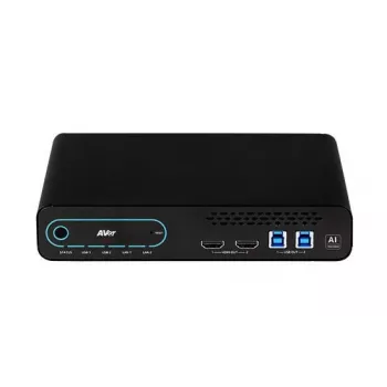 Comutador de vídeo e áudio AVerMedia MT300 — 2 entradas HDMI, saída HDMI