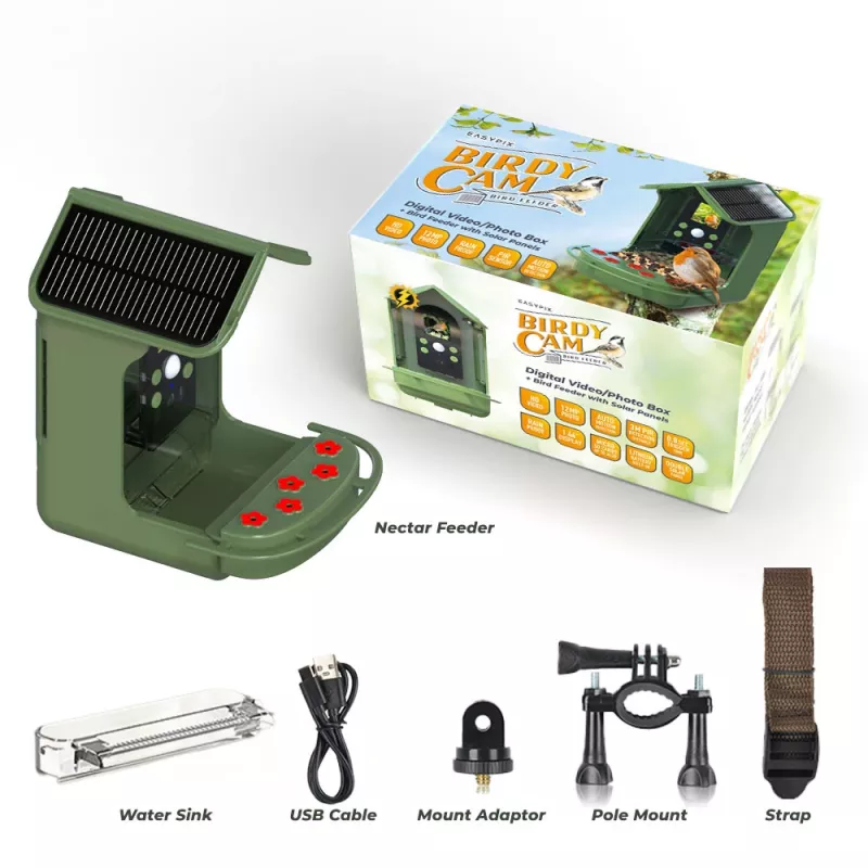 EASYPIX Bird Camera Easypix Bird Cam 10123 1080p HD visão noturna