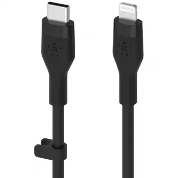 Cabo Lightning 2m Belkin CAA009BT2MBK USB C para Lightning Preto
