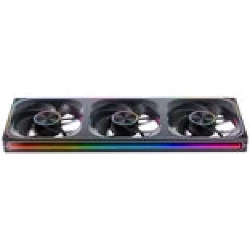 Ventoinha de caixa Jonsbo ZA-420BR PWM Reverse ARGB — 3×140 mm, preto