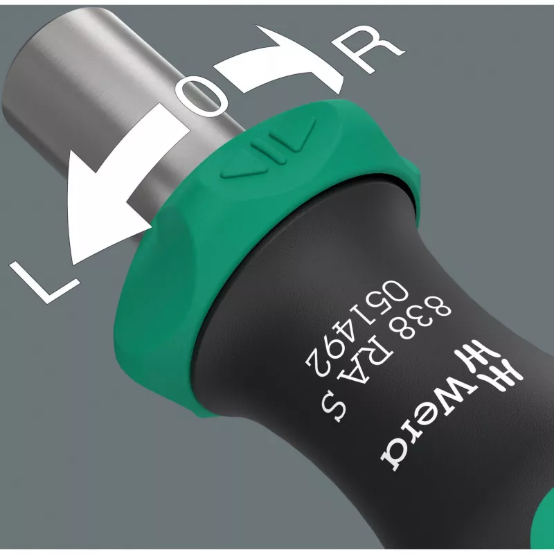 Wera 838 RA S/4 conjunto de bits com função de catraca, 5 peças (05135823001)