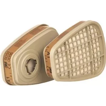 3M 7000034751 (6051) A1R filtro de gás para gases e vapores orgânicos, embalagem de 2