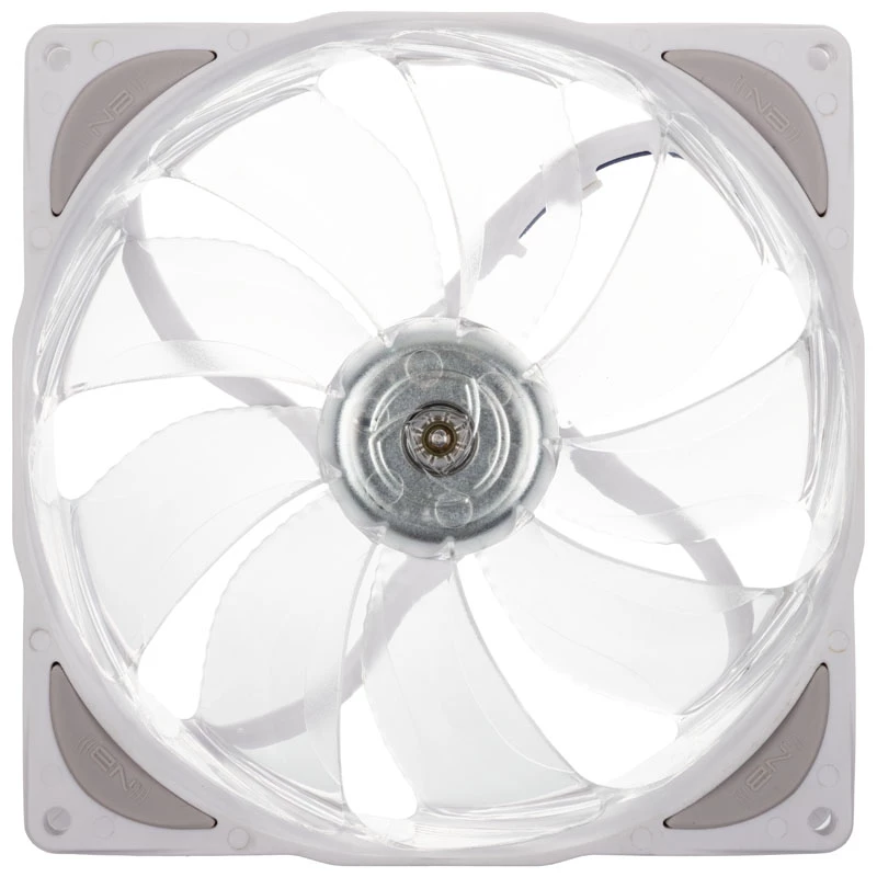 Ventoinha de caixa NoiseBlocker NB-eLoop X B14-P ARGB PWM 140mm branco