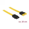 Cabo SATA DeLOCK 83949 0,2 m SATA 7 pinos amarelo