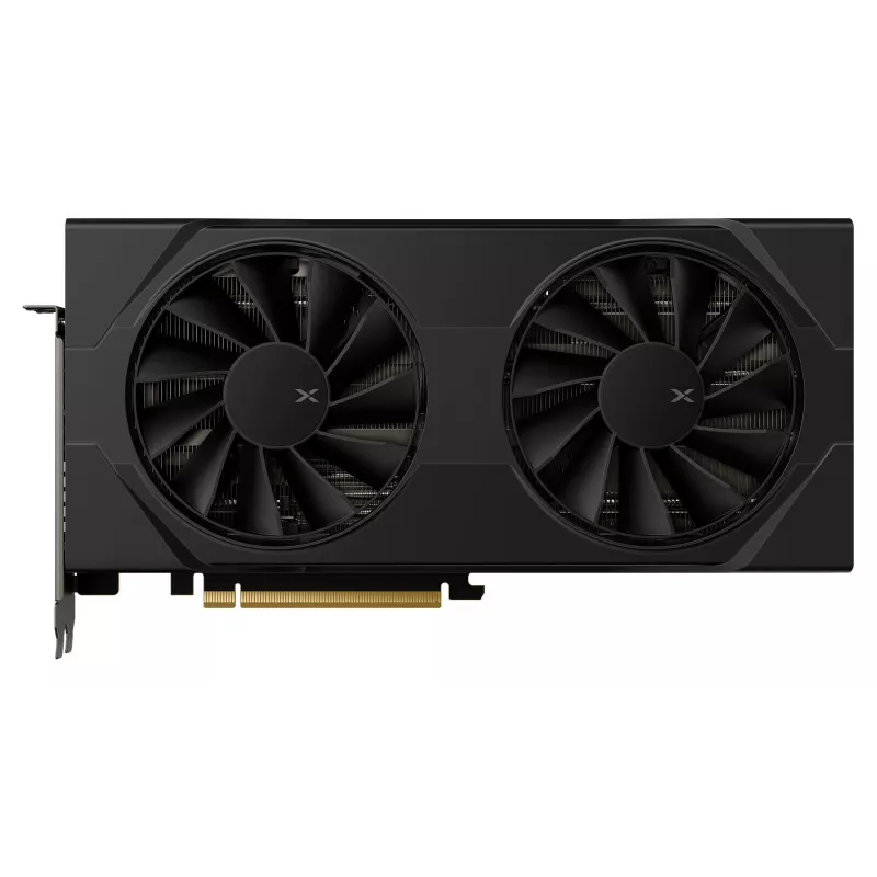 Placa gráfica XFX Radeon RX 9060 XT — 8 GB GDDR6, 128 bits, PCIe 5.0, 2x DP + HDMI, 2 ventoinhas