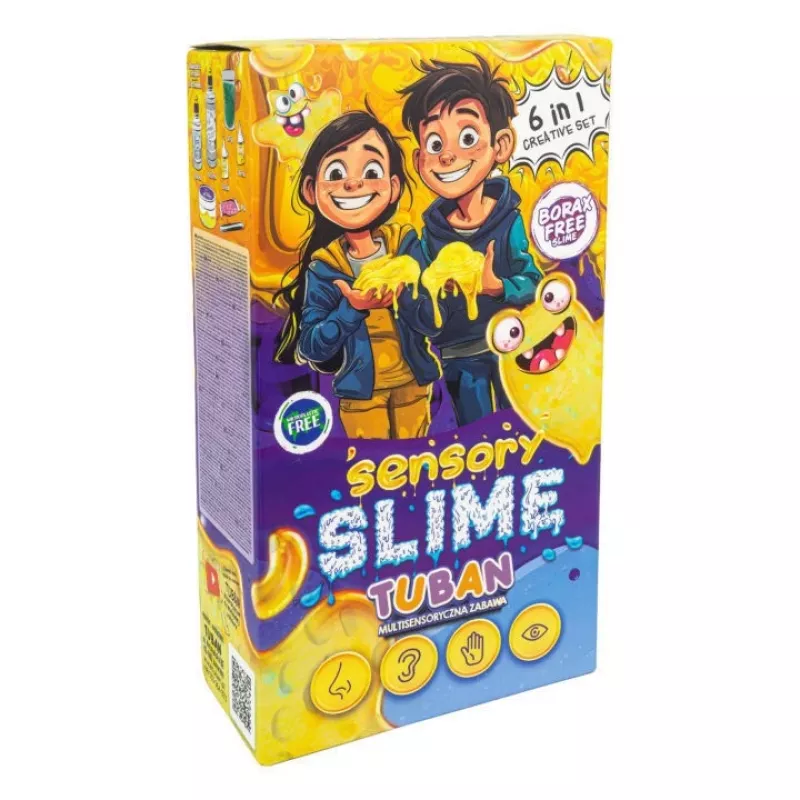 Conjunto de slime sensorial TUBAN TU3812 6-em-1 — kit DIY com seis variantes de slime