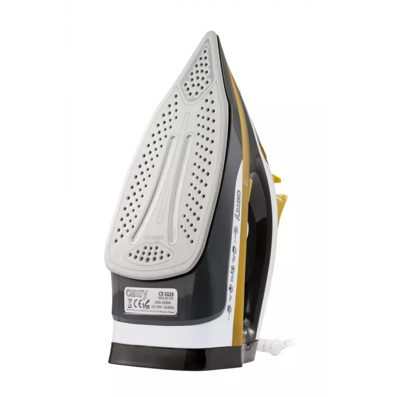 Ferro de engomar Camry CR 5029 ferro a vapor preto, amarelo 2400 W