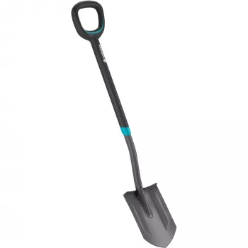 Gardena 17012-20 – Pá de drenagem – aço – preto – em D – monocromático