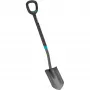 Gardena 17012-20 – Pá de drenagem – aço – preto – em D – monocromático