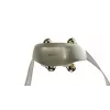 SKG H7 Ultra-E – cabeças de massagem douradas, massagem combinada, massagem por compressão, massagem por amassamento, massagem por vibração, pescoço, ombros, dourado, plástico, botões, bateria
