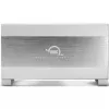 OWC Mercury Elite Pro Dual branco – caixa externa para 2 discos SATA de 3,5 polegadas, RAID 0/1/SPAN, USB Type-B