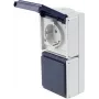 as - Schwabe 62462 Tomada de sobrepor IP54 cinzenta (62462)