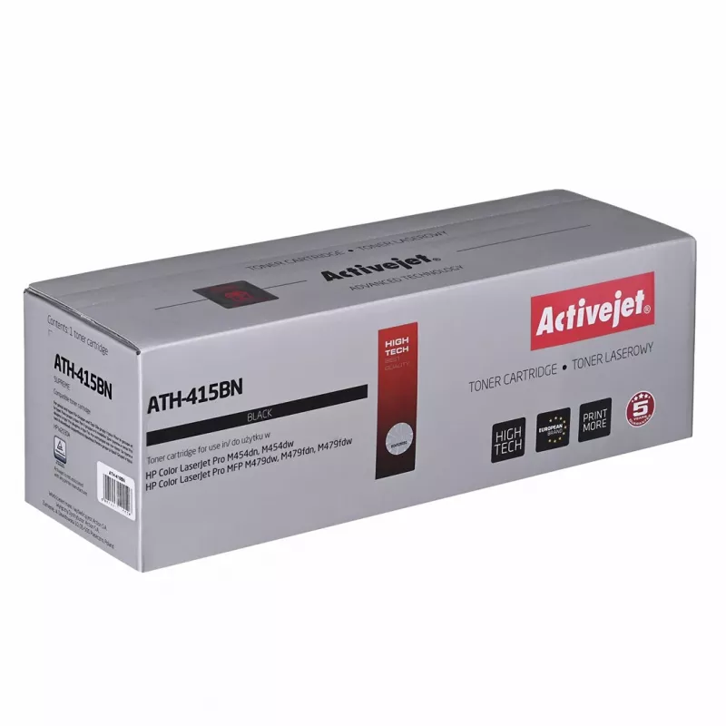 Toner Activejet ATH-415BNX (substituto do HP 415X HP415X W2030X; Supreme; 7500 páginas; preto)