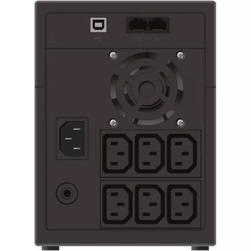 PowerWalker VI 2200 LCD/IEC UPS (fonte de alimentação ininterrupta) line-interactive 2,2 kVA 1200 W 6 saídas AC