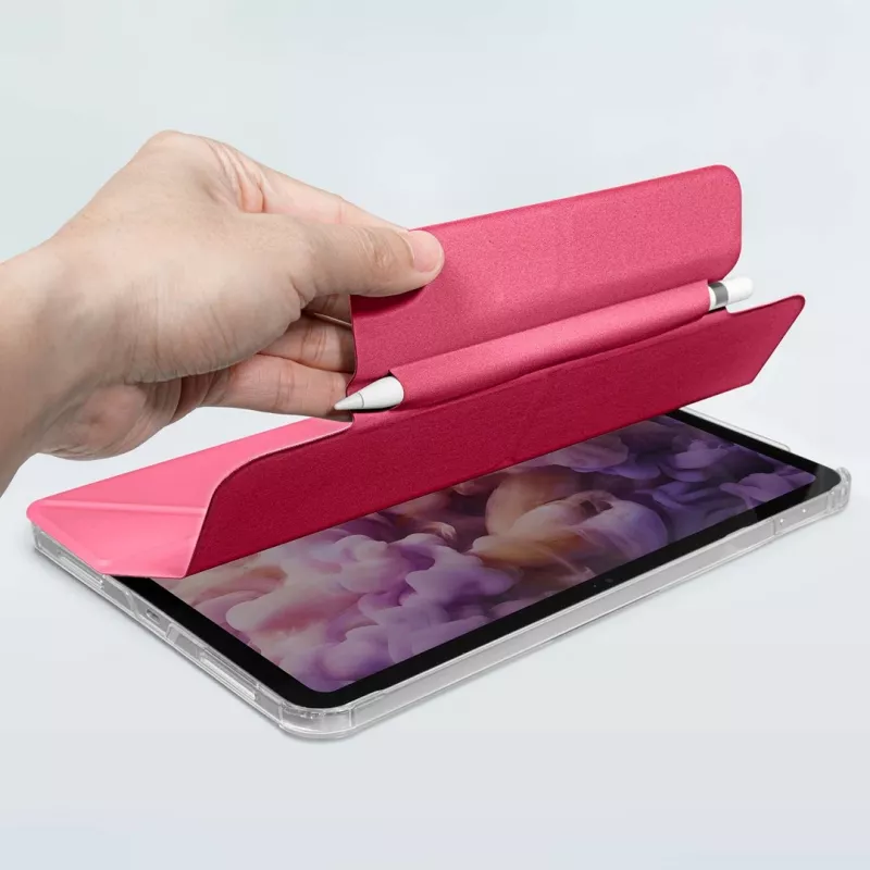 Capa com suporte tipo folio PICOM LAUT HUEX FOLIO para iPad Pro 13 polegadas (2024) com compartimento para caneta