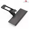 Maclean MC-757 suporte de teclado para debaixo da secretária, aço, máx. 2 kg, preto