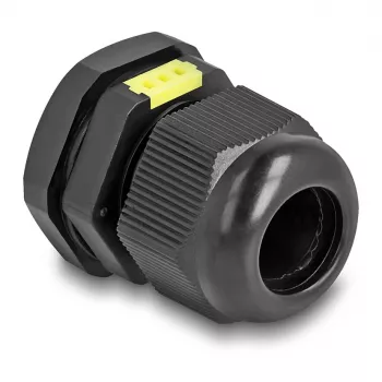 Prensa-cabos DeLOCK M20 com ventilação IP68 à prova de pó e água preto 2 unid.