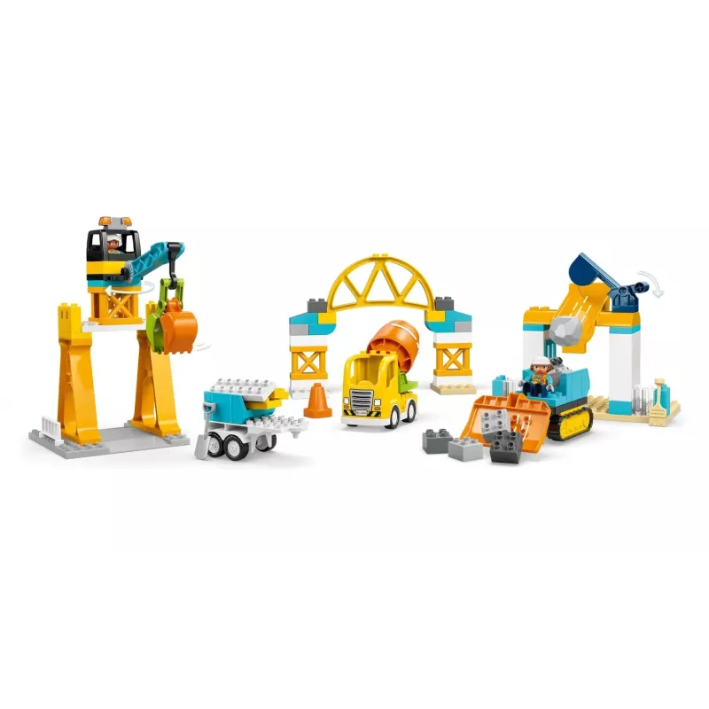 LEGO DUPLO 10476 3-em-1 Estaleiro de Obra e Veículos